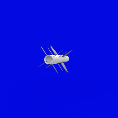 white butterfly on blue background