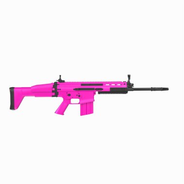 sniper rifle, vector illustration