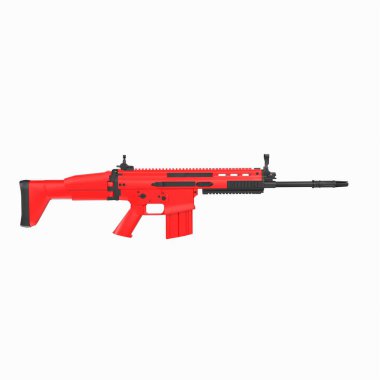sniper rifle, vector illustration