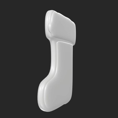 3d render of a baby shoe