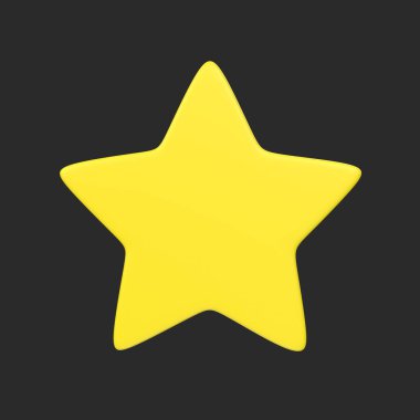 Yıldız simgesi. düz dizayn biçimi 10