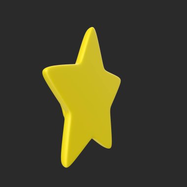 Yıldız simgesi. düz dizayn biçimi 10