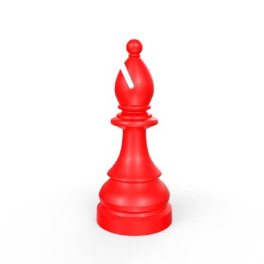 chess board with a pawn and a piece of pawns. 3d illustration