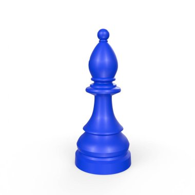 chess board with a blue background