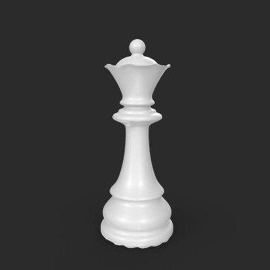 Satranç parça siyah bir zemin üzerine