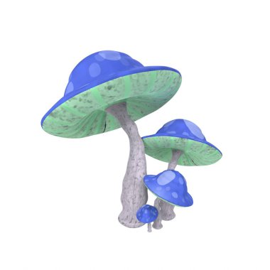 mushroom in the forest, vector illustration