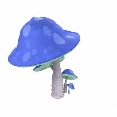 watercolor illustration of a mushroom isolated on white background