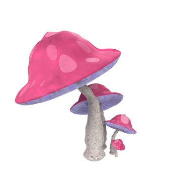 watercolor illustration of a mushroom in a white background