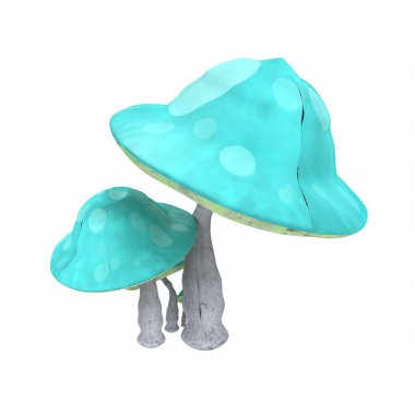 watercolor illustration of a mushroom isolated on white background
