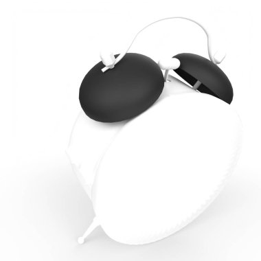 Beyaz arkaplanda Siyah Fare