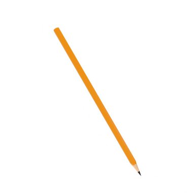 Beyaz arkaplanda kalem izole