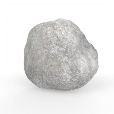 stone rock isolated on white background