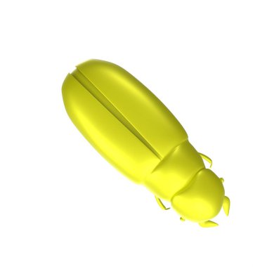 banana bomb isolated on white background