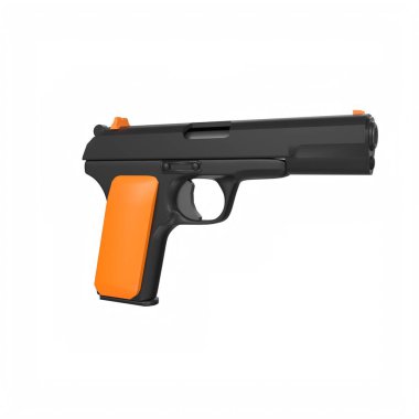 silah beyaz arkaplanda izole edildi