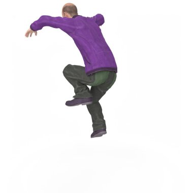 full length portrait of a man in a black suit and a hat on a white background.