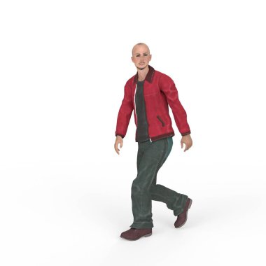 İnsanoğlunun 3D cg canlandırması