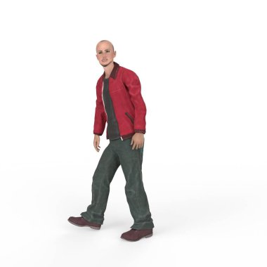 İnsanoğlunun 3D cg canlandırması