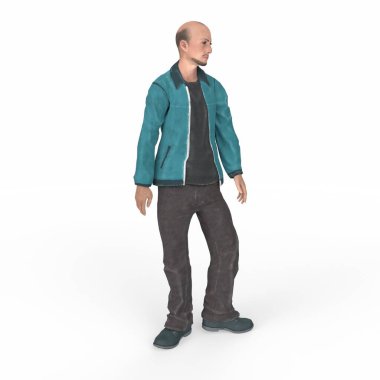 İnsanoğlunun 3D cg canlandırması