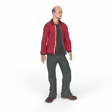 İnsanoğlunun 3D cg canlandırması