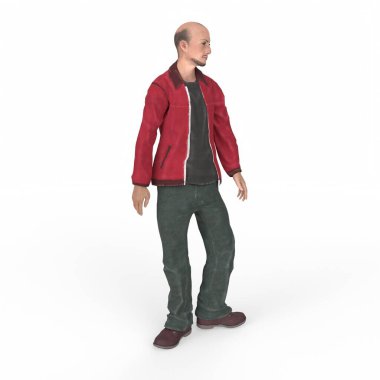 İnsanoğlunun 3D cg canlandırması