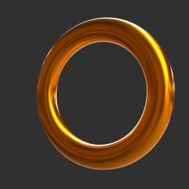 Altın yüzüklü soyut arkaplan