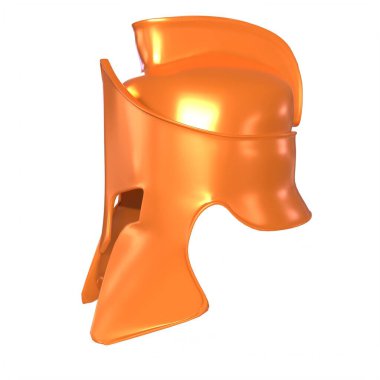 3d rendering of a yellow plastic container isolated on white background