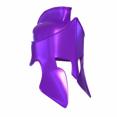 3d render of a motorcycle helmet isolated on white background