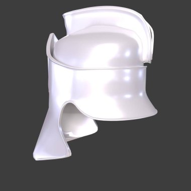 3d rendering of a white plastic container with a lid isolated on a black background