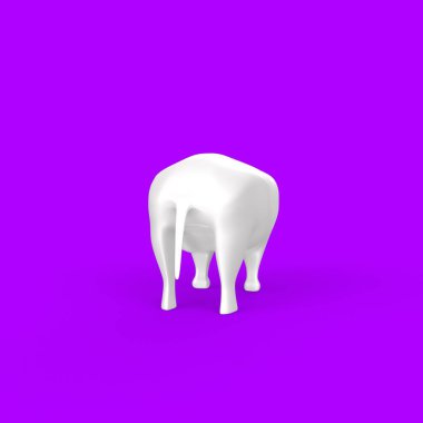 white teeth with a blue background. 3d illustration