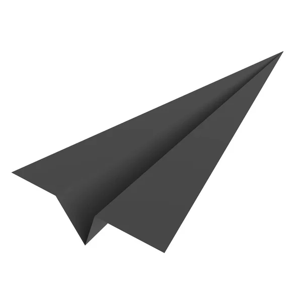 paper airplane flying in the air