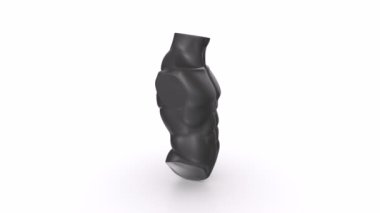 3d rendering of a female mannequin isolated on white background