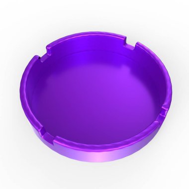 Ashtray isolated on background