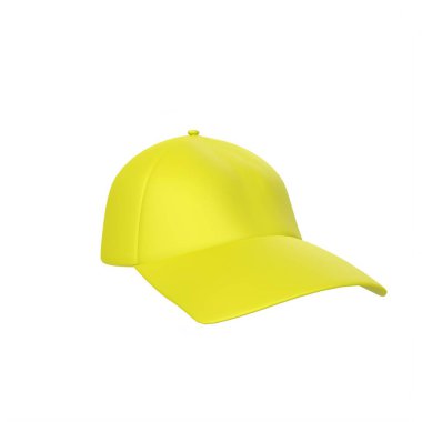 Beyzbol Şapkası Beyaz Arkaplanda İzole Edildi