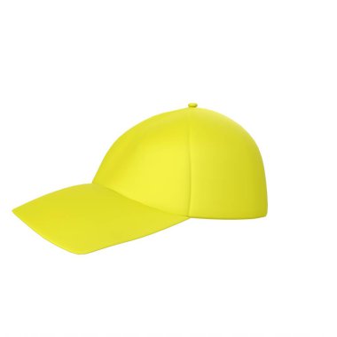 Beyzbol Şapkası Beyaz Arkaplanda İzole Edildi