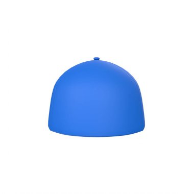 blue cap for the product isolated on white background