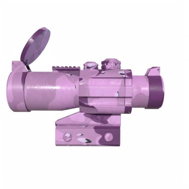 Rifle scope isolated on background