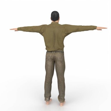 Man isolated on background