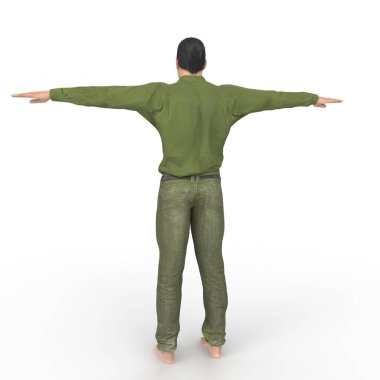 Man isolated on background