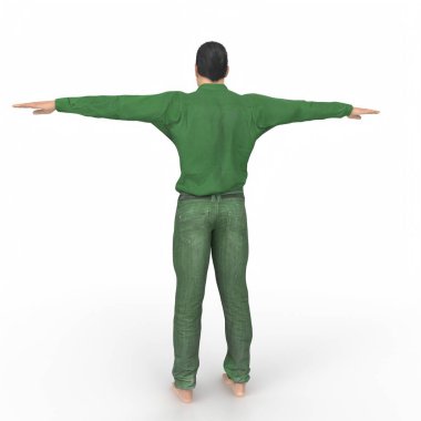 Man isolated on background