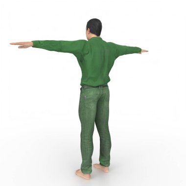 Man isolated on background