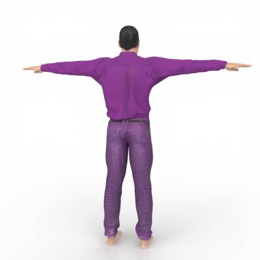 Man isolated on background