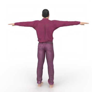 Man isolated on background