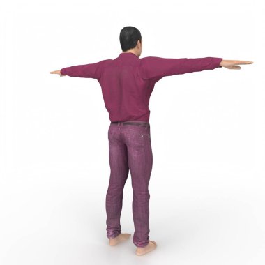 Man isolated on background