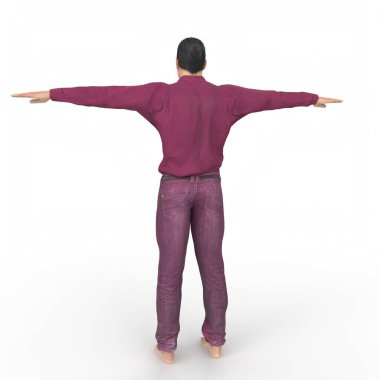 Man isolated on background