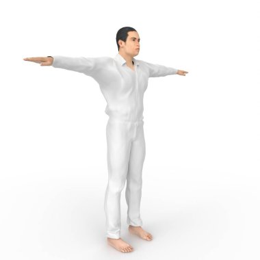 Man isolated on background