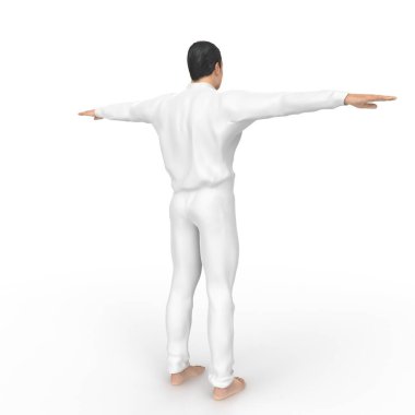 Man isolated on background