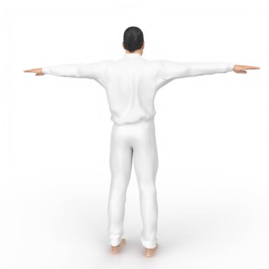 Man isolated on background