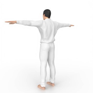 Man isolated on background