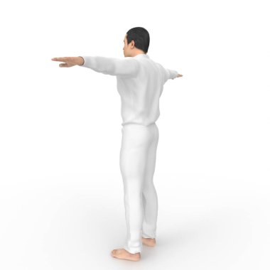 Man isolated on background