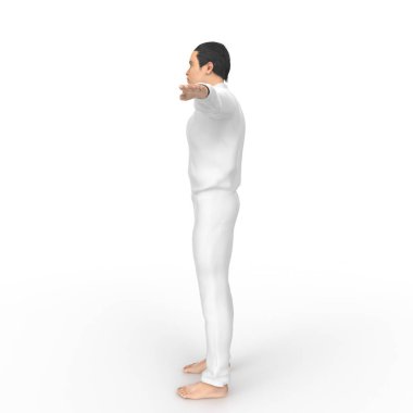 Man isolated on background